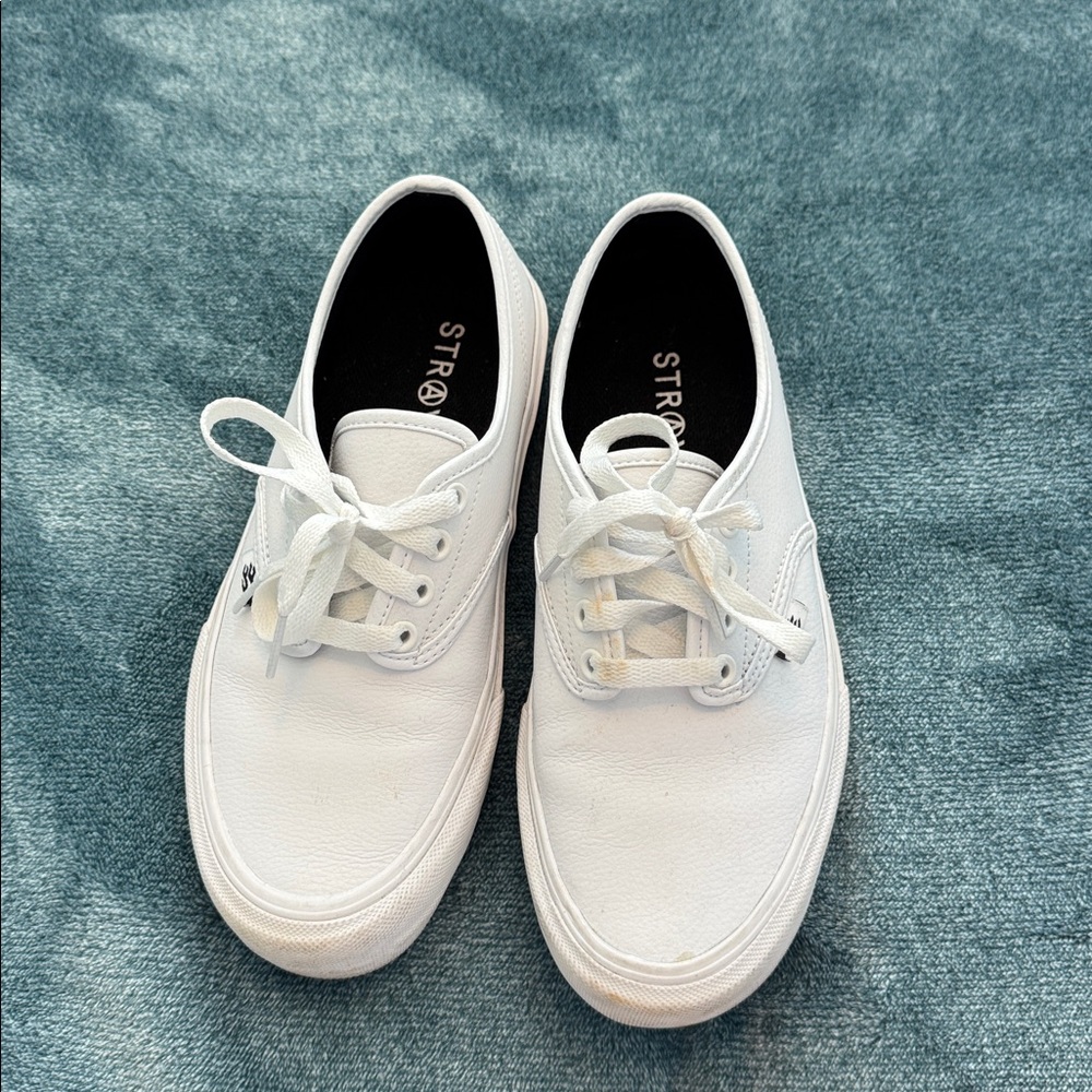Straye White Leather Shoes